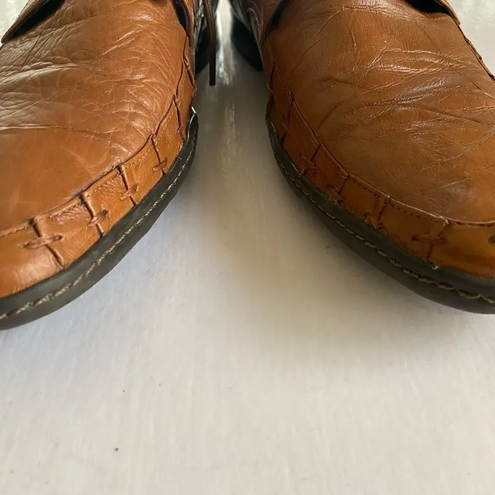 ROBERT WAYNE Men’s Leather Derbys Shirt Size 10.5